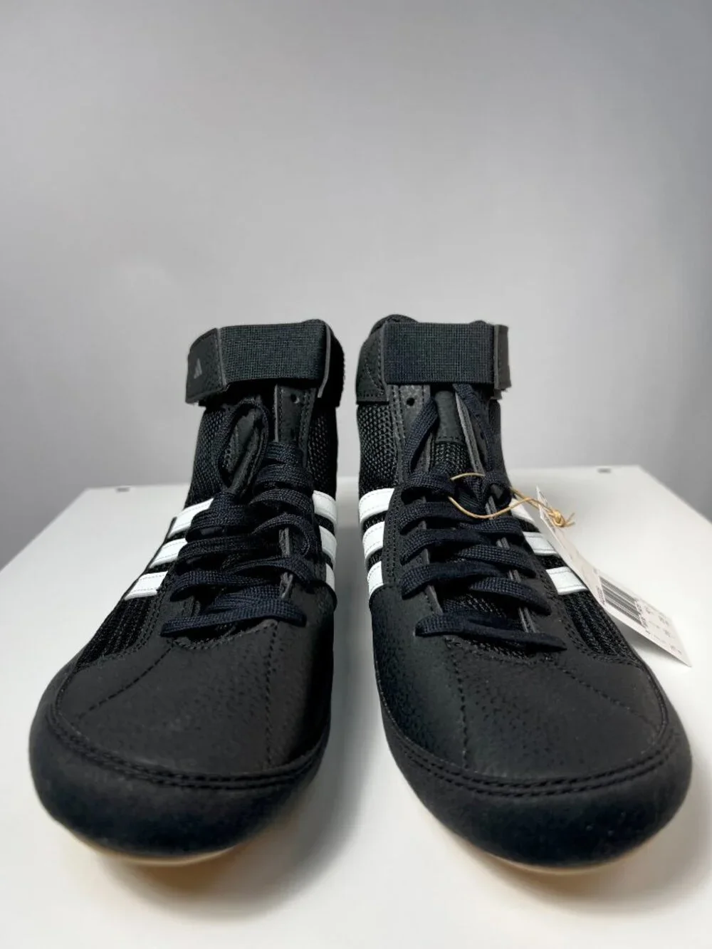 Adidas HVC 2 Wrestling Shoes Black/White AQ3325 - Size 7.5 US NWT